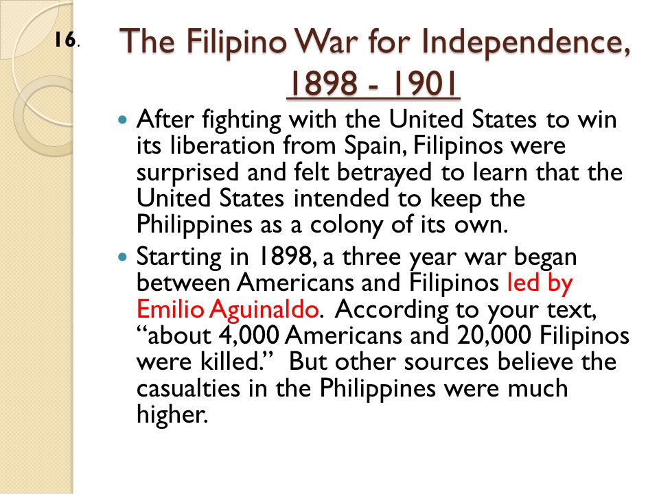 How the war for independence began